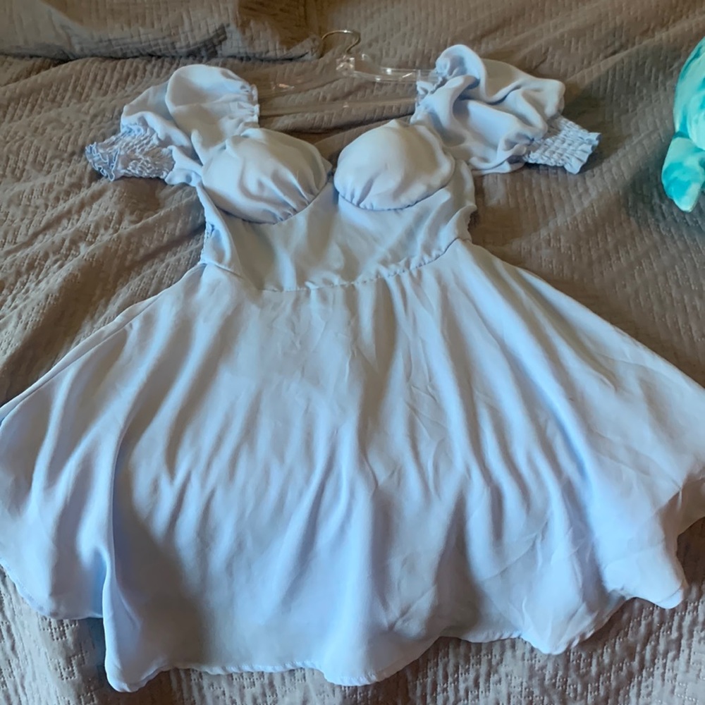Blue dress